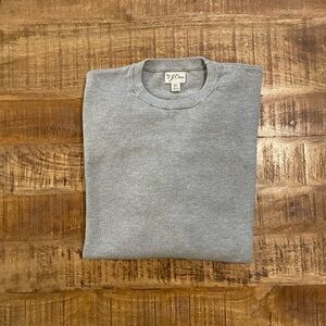 J. Crew Cotton Pique-Stitch Crewneck Sweater
